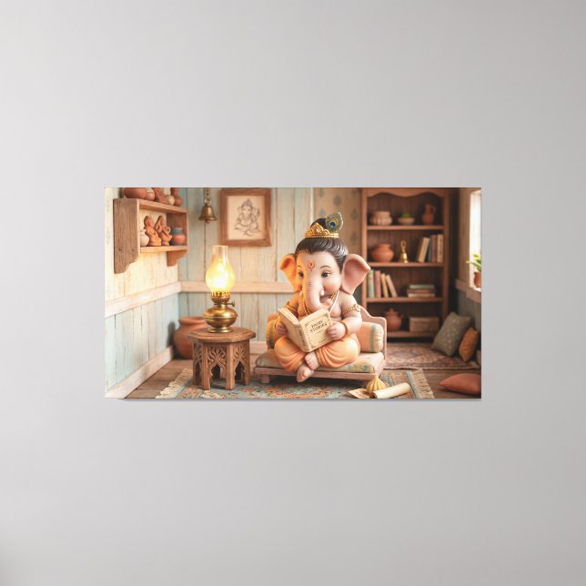 Ganesha Canvas Print (Front)