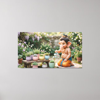 Ganesha Canvas Print