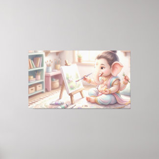 Ganesha Canvas Print