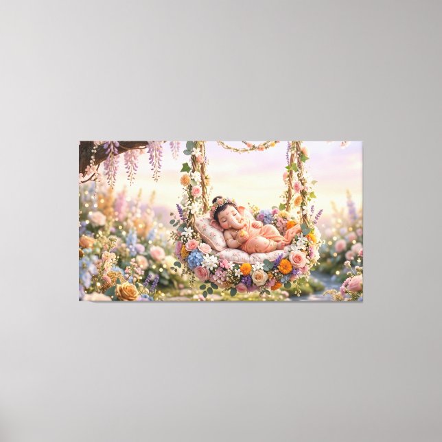 Ganesha Canvas Print (Front)