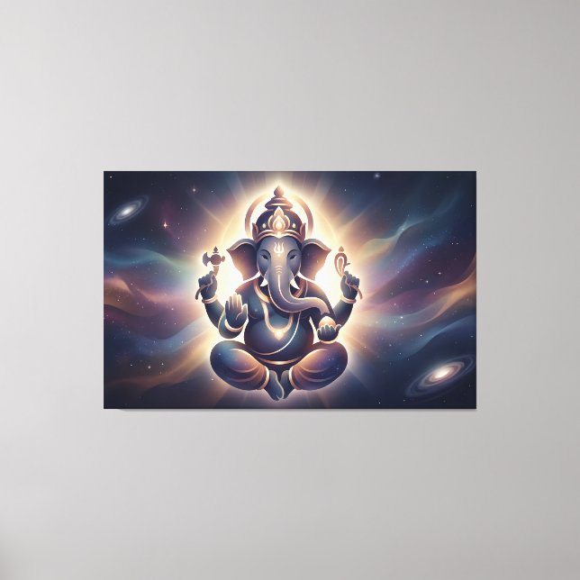 Ganesha Canvas Print (Front)