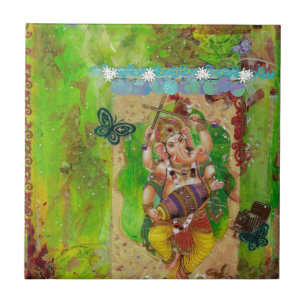 Ganesha Ceramic Tile