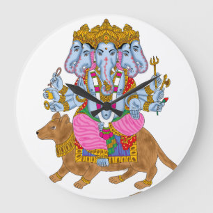Ganesha Clock & Wall Art for Home Use