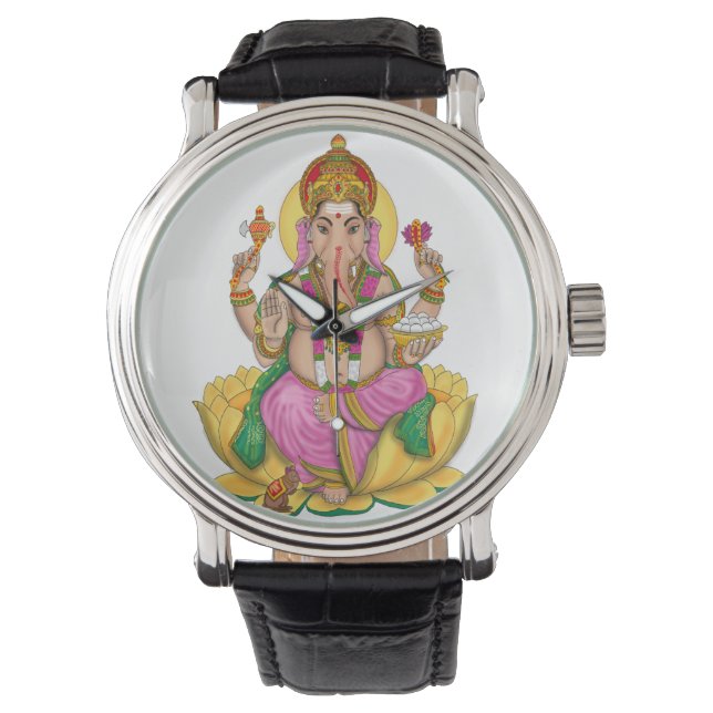 Ganesha Clock Watch (Front)