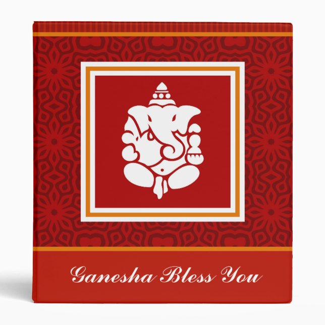 Ganesha Design Binder (Front)