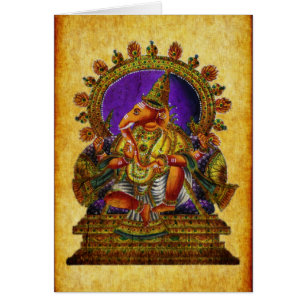 Ganesha Deva antique Cards