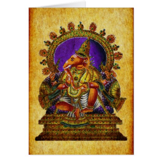 Ganesha Deva antique Cards (Front)
