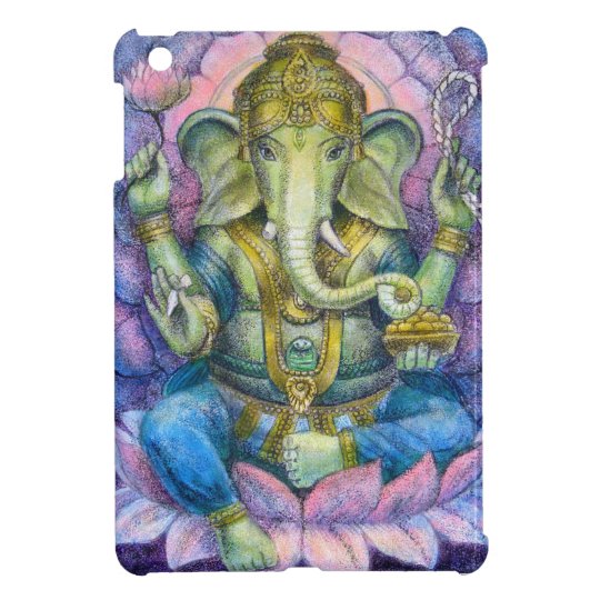 Ganesha Elephant Buddha Art Ipad Mini Case Zazzle Com