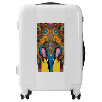 Ganesha Elephant Mandala Luggage