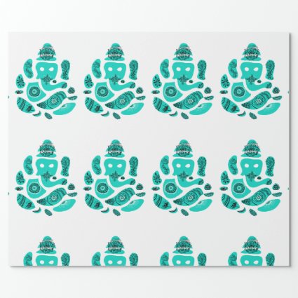 Ganesha Elepnat God  Wrapping Paper, 30 in x 6 ft Wrapping Paper
