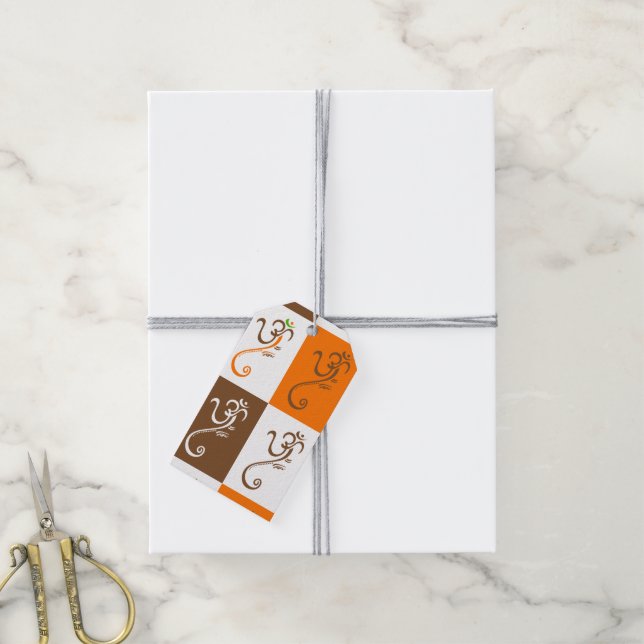Ganesha gift tags (With Twine)