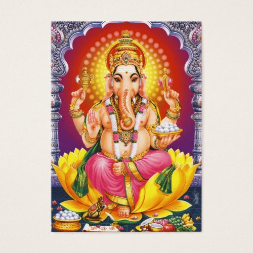 Ganesha - God Bless You Business Card Template