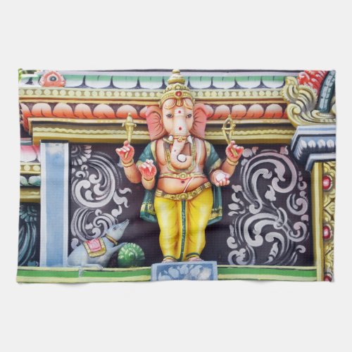 Ganesha God Statue Kitchen Towel
