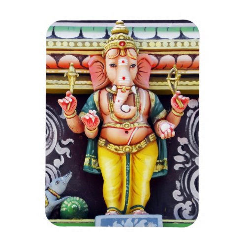 Ganesha God Statue Photo Magnet