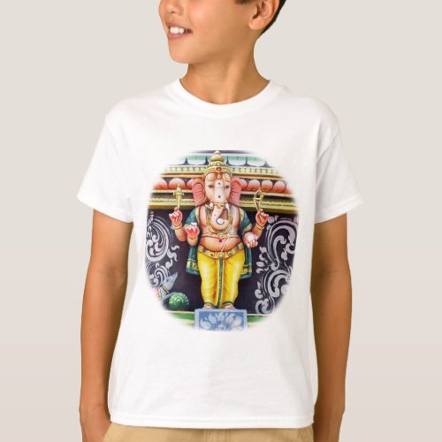 Ganesha God Statue T_Shirt