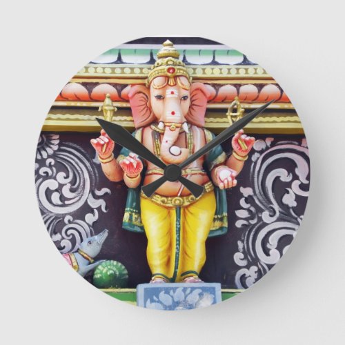 Ganesha God Statue Wall Clock