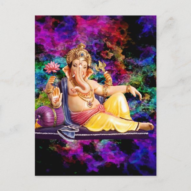 Ganesha Greeting Cards, Stickers, Postcards (Front)