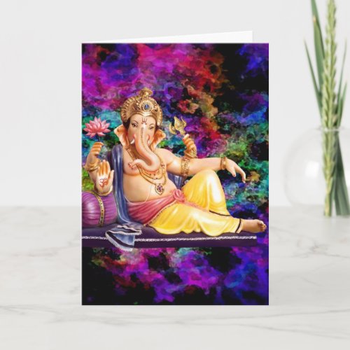 Ganesha Greeting Cards Stickers Postcards