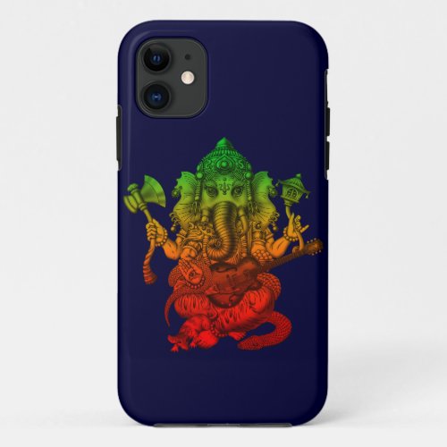 Ganesha Guitar iPhone 11 Case