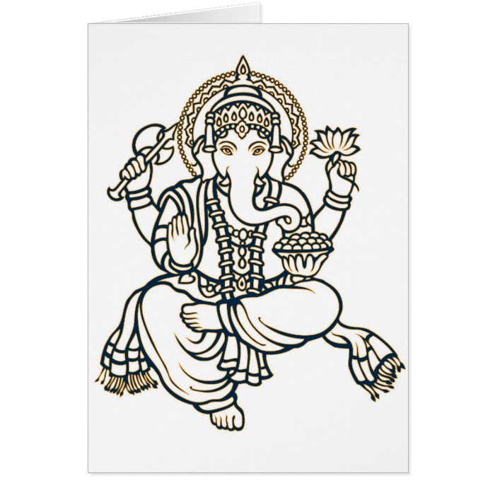 Ganesha Hindu Deity God Cards