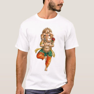 Ganesha in a Vrksasana (Tree) Yoga Pose T-Shirt