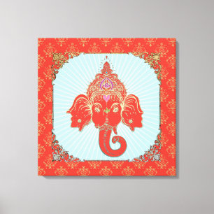 GANESHA Indian God - Wrapped Canvas Print