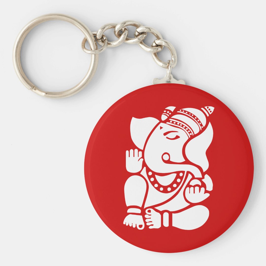 Ganesha Keychain Zazzle