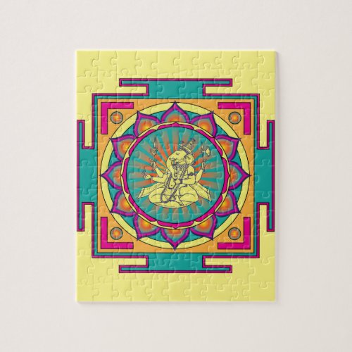 Ganesha Mandala Jigsaw Puzzle