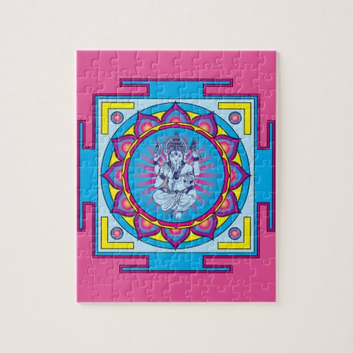 Ganesha Mandala Jigsaw Puzzle