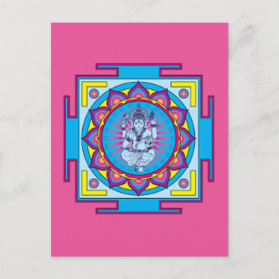 Ganesha Mandala Postcard