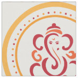 Ganesha Mandala Seamless Pattern Fabric