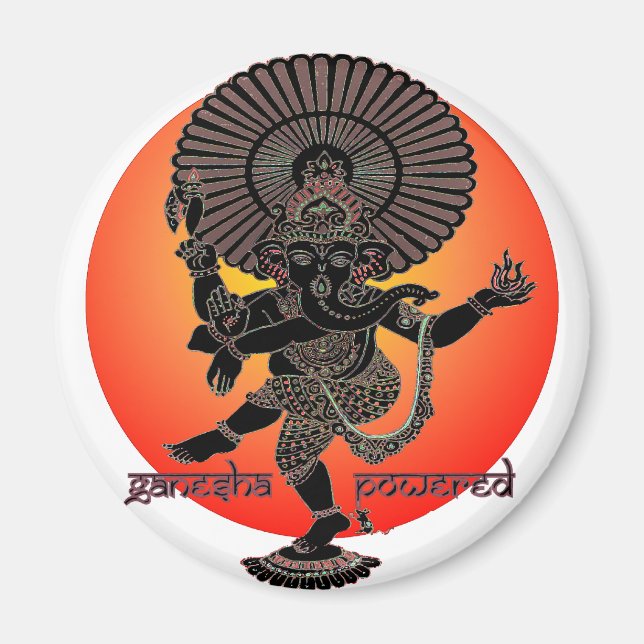 Ganesha Powered Magnet (Front)