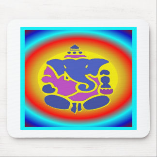 Ganesha rainbow mousepad