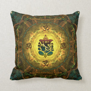 Ganesha - Success, Victory, Prosperity, Knowledge Throw Pillow