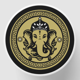 Ganesha Themed Hindu Art Print Mini Candle Favors