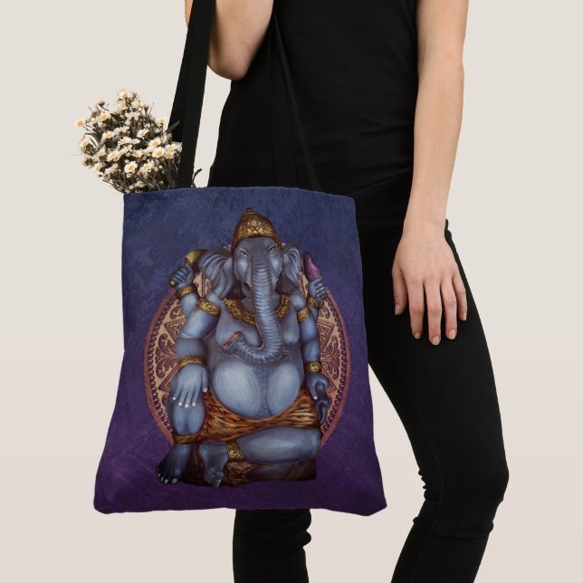 Ganesha Tote Bag (Close Up)