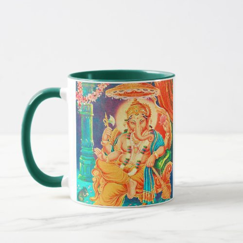 Ganesha Vintage Hindu Deity Spiritual Mug