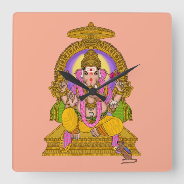 Ganesha Wall Clock (Front)