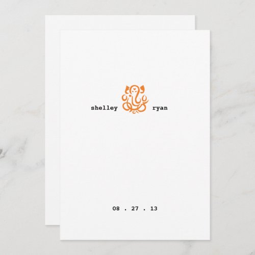 Ganesha Wedding Invitation