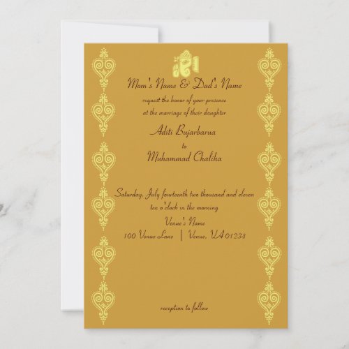Ganesha Wedding Invitations