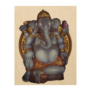 Ganesha Wood Wall Art