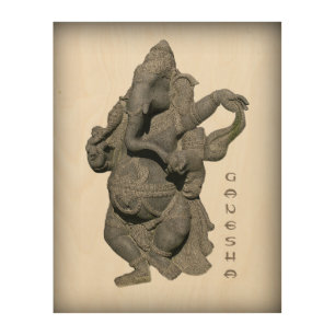 Ganesha Wood Wall Art