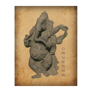 Ganesha Wood Wall Decor