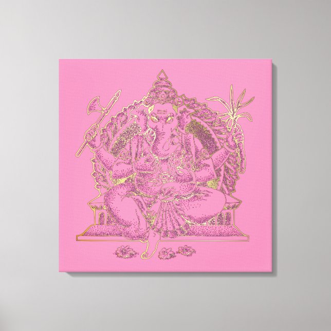 GANESHA - Wrapped Canvas Print (Front)