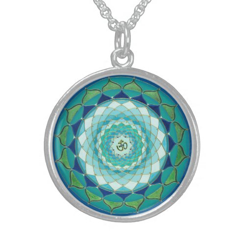 Ganeshas Mandala Sterling Silver Necklace
