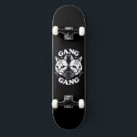 Gang Gang Skateboard<br><div class="desc">siamese cat gang gang graphic skateboard deck</div>