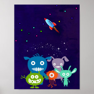 Gang Of Cute Creatures Poster
