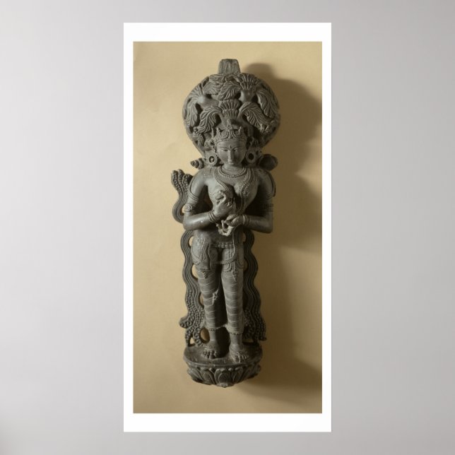 Ganga, goddess who personifies the sacred River Ga Poster (Front)