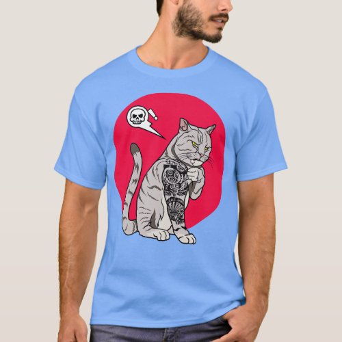 Gangsta cat T_Shirt