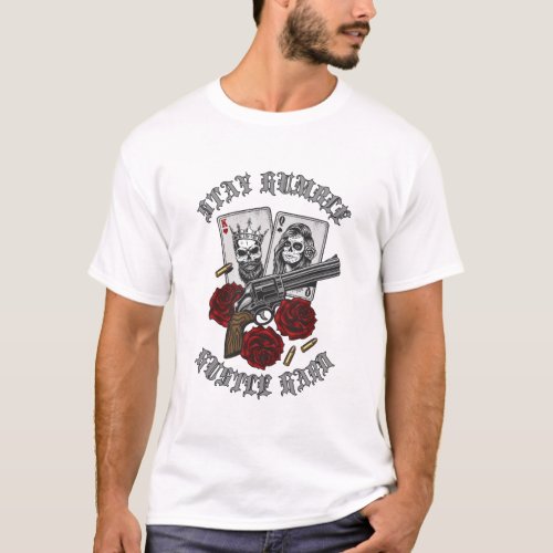 Gangsta design with playing cards T_Shirt